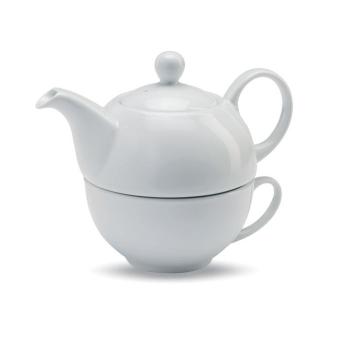 TEA TIME Tee-Set 400ml Weiß
