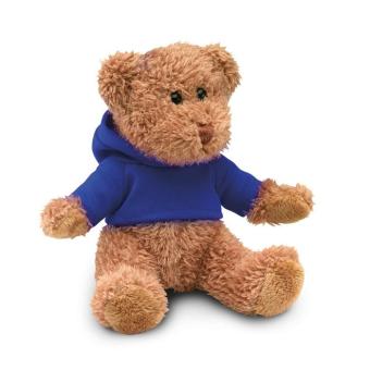 JOHNNY Teddy bear plus with hoodie Aztec blue
