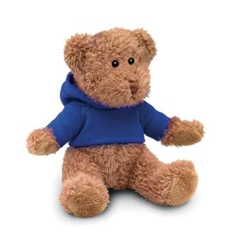 JOHNNY Teddybär mit Hoody Blau