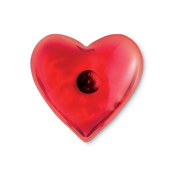 WACO Hand warmer in heart shape Red