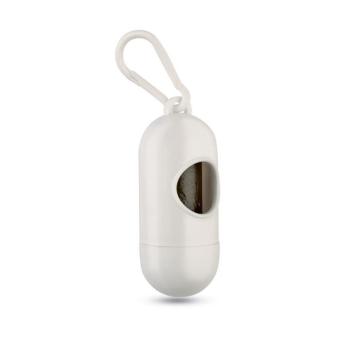 TEDY Container for pet bag w/ hook White