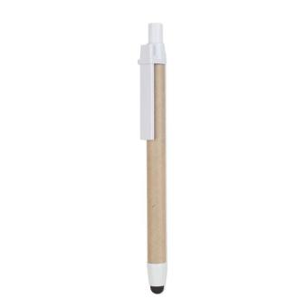 RECYTOUCH Recycled carton stylus pen White