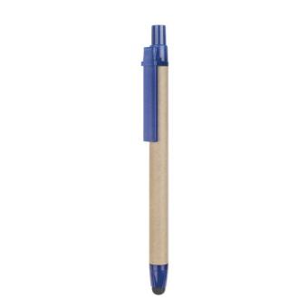 RECYTOUCH Kugelschreiber mit Stylus Blau
