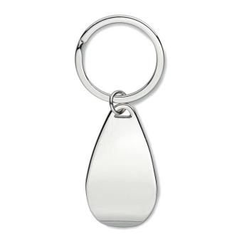 HANDY Bottle opener key ring Shiny silver