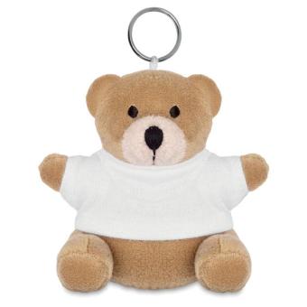 NIL Teddy bear key ring White