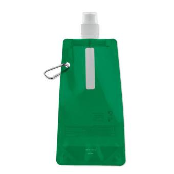 GATES Foldable water bottle Transparent green
