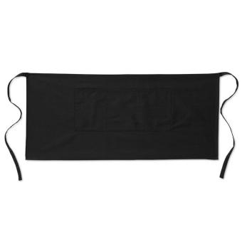 JARED Waiter's apron short 195 gr/m2 Black