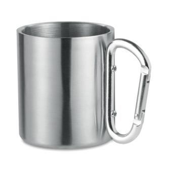 TRUMBO Metal mug & carabiner handle Flat silver