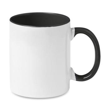 SUBLIMCOLY Coloured sublimation mug Black
