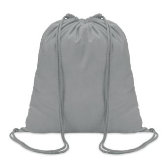 COLORED 100gr/m² cotton drawstring bag Convoy grey