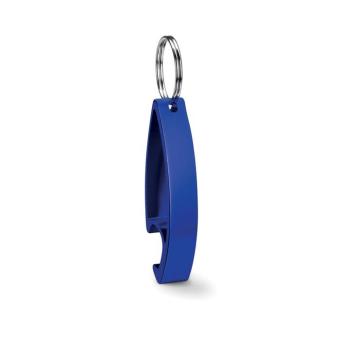 COLOUR TWICES Key ring bottle opener Aztec blue