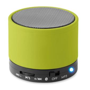 ROUND BASS Round wireless speaker Lime