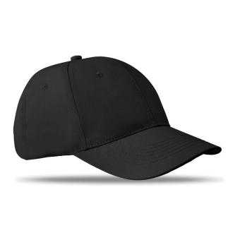 BASIE Baseball Kappe 6 Panels Schwarz