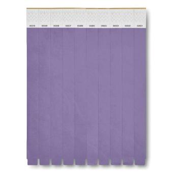  TYVEK One sheet of 10 wristbands Purple