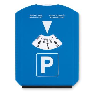 PARK &  SCRAP Ice scraper in parking card Aztec blue