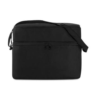 CASEY Cooler bag with 2 compartments Black