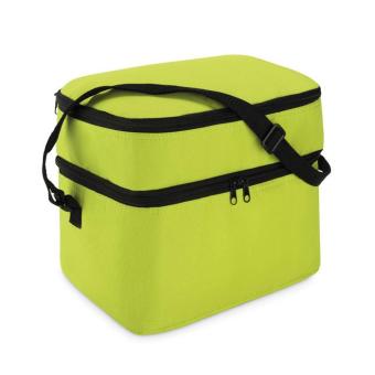 CASEY Cooler bag with 2 compartments Lime