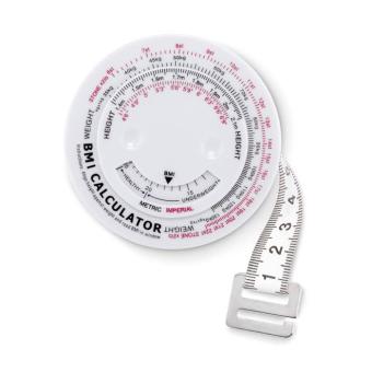 MEASURE IT BMI measuring tape White