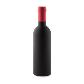 SETTIE Bottle shape wine set Black