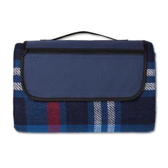 CENTRAL PARK Acrylic picnic blanket Aztec blue