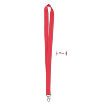 SIMPLE LANY Lanyard 20 mm Red