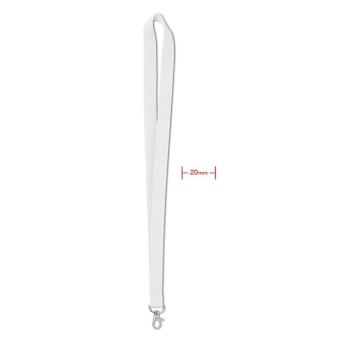 SIMPLE LANY Lanyard Weiß