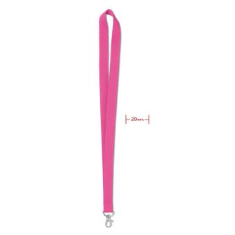 SIMPLE LANY Lanyard 20 mm Fuchsia