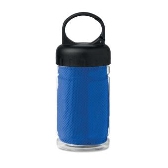 FRIS Cooling towel in PET bottle Bright royal