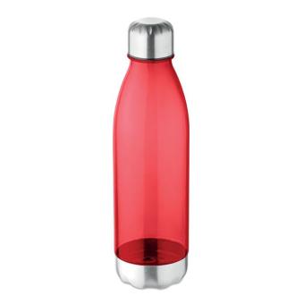 ASPEN Milk shape 600 ml bottle Transparent red