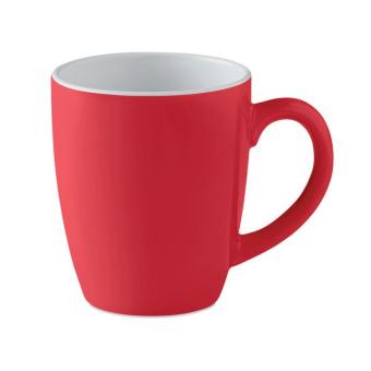COLOUR TRENT Ceramic coloured mug 290 ml Red