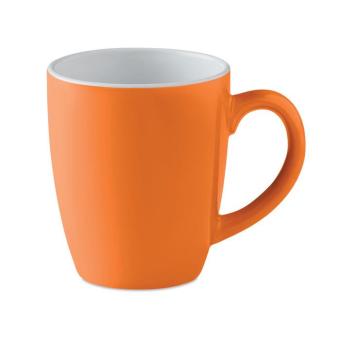 COLOUR TRENT Ceramic coloured mug 290 ml Orange