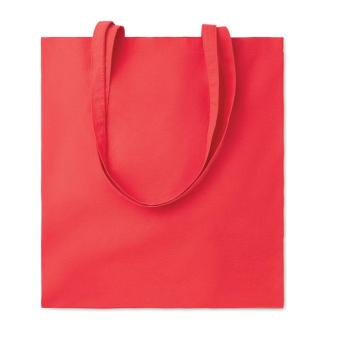 COTTONEL COLOUR + 140gr/m² cotton shopping bag Red