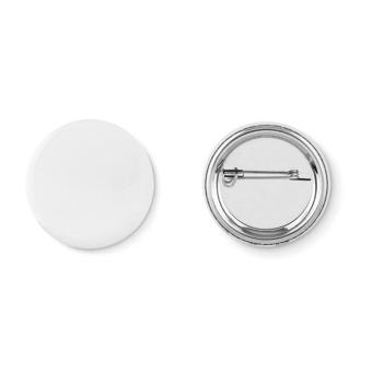 Small pin button Flat silver