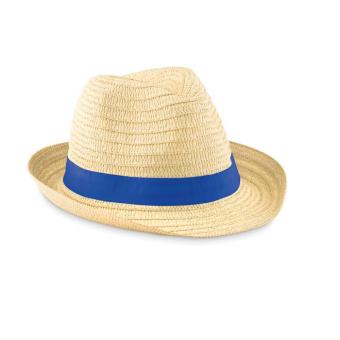 BOOGIE Paper straw hat Bright royal
