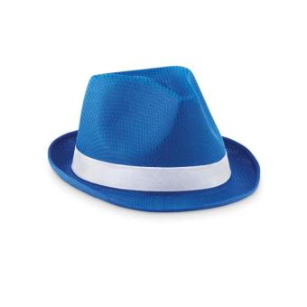 WOOGIE Coloured polyester hat Bright royal