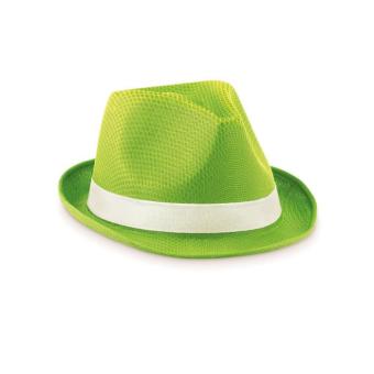 WOOGIE Coloured polyester hat Lime