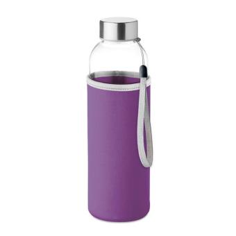 UTAH GLASS Trinkflasche Glas 500 ml Violett