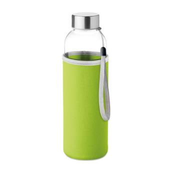 UTAH GLASS Trinkflasche Glas 500 ml Limettengrün