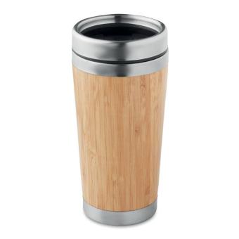 RODEODRIVE+ Double wall bamboo flask 400ml Timber