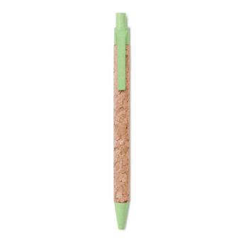 MONTADO Cork/ Wheat Straw/ABS ball pen Green