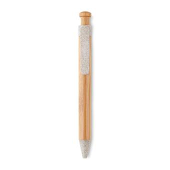 TOYAMA Bamboo/Wheat-Straw ABS ball pen Fawn
