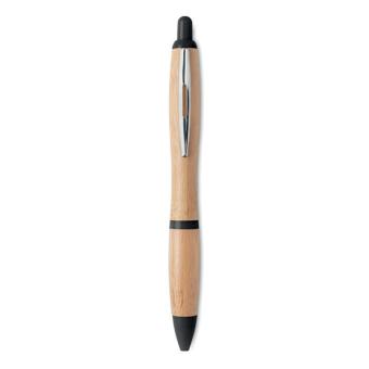 RIO BAMBOO Ball pen in ABS and bamboo Black