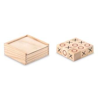 TIC TAC TOE Tic-Tac-Toe Spiel Holz