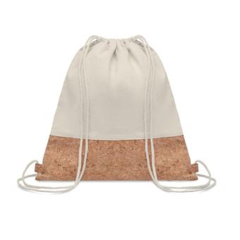 ILLA 160gr/m² cotton drawstring bag Fawn