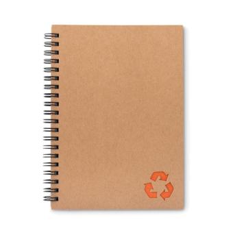 PIEDRA Notizbuch mit Steinpapier Orange