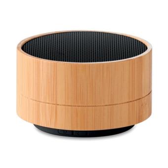 SOUND BAMBOO Runder wireless Lautsprecher 