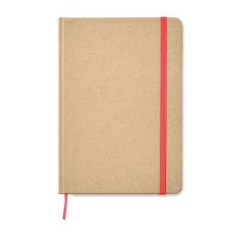EVERWRITE A5 recycled notebook 80 lined Red