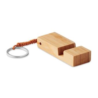 TRINEU Schlüsselring mit Halter Holz