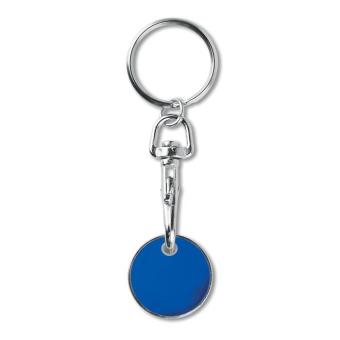 TOKENRING Schlüsselring mit Chip EUR Königsblau