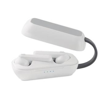 FOLK TWS wireless charging earbuds White